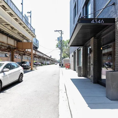 Ravenswood 1br W Rooftop Bbq Next To Brown Line Chi-401 *