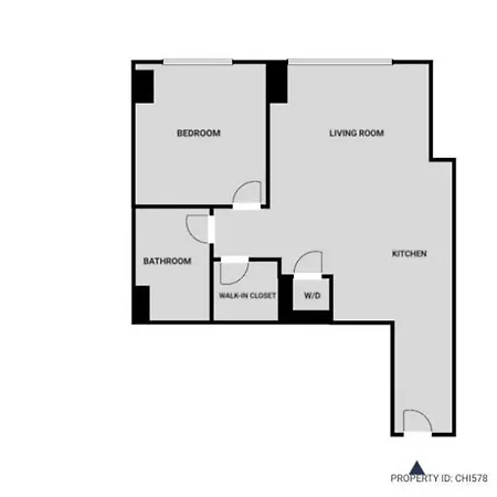 Apartment Near North 1br W Roof Gym Nr Shopping Chi-578 Chicago
