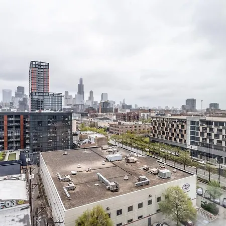Apartment West Loop Jr 1br W Pool Grills Nr Union Park Chi-933