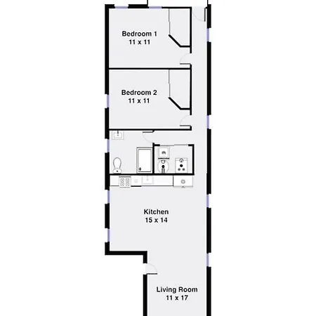 Apartment Suite2 Access To Patio Chicago