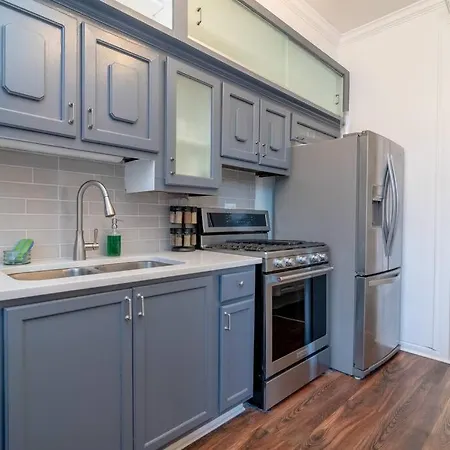 Historical 5 Bedroom That Sleeps 12 Guests With Patio, Fireplace, Grill And Free Parking * Chicago