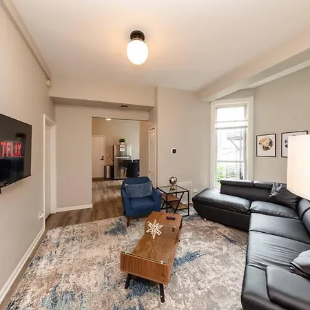 Apartment The Secret West Loop Oasis For Up To 4 Guests - 5 Minutes To United Center! Chicago