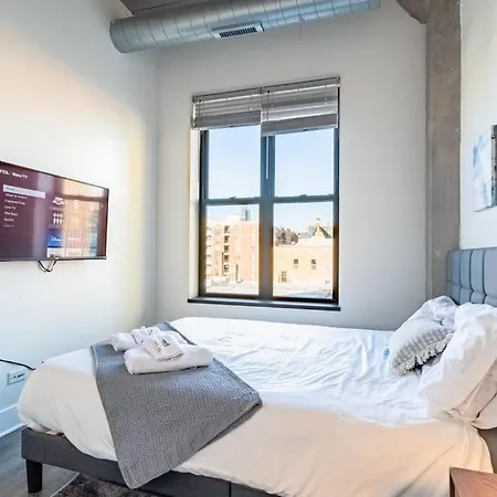 Apartment Charming 2br With Skyline View, Optional Parking & Gym Access Near Mccormick Place, Lakefront And Soldier Field Chicago