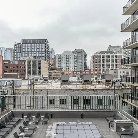 Apartment River North 1br W Grills Terrace Fire Pits Chi-1038
