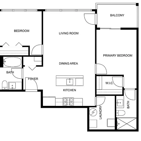 Private Balcony 1 Garage Parking Sleeps 6 Chicago