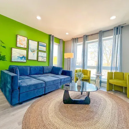Apartment Pilsen Art Center Family Friendly 3br Retreat With Free Parking Near Medical District, Douglas Park And Illinois Chicago