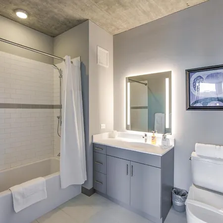 Apartment 2br Designer Loft Modern Luxe In Center *