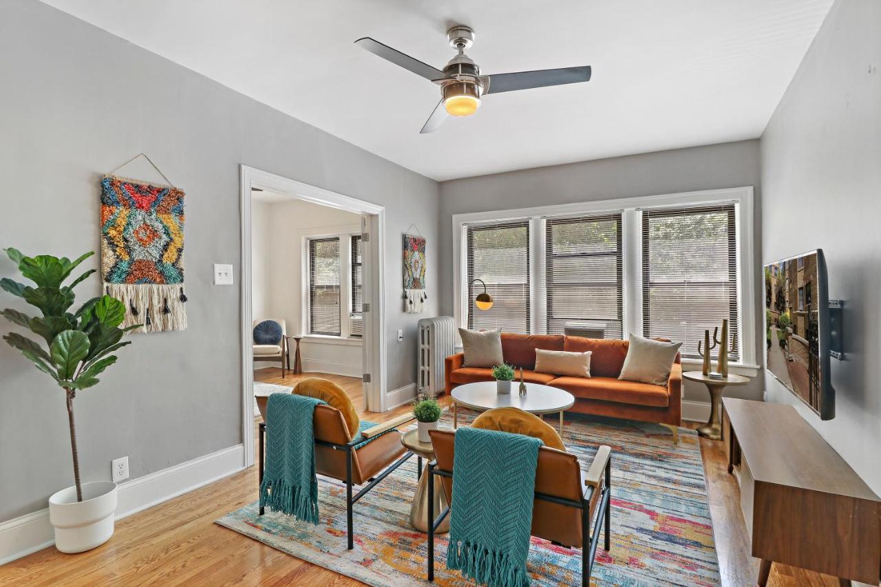 Modern 3br Apt In Boystown, 12-min Walk To Wrigley - Stratford 1s Appartement Chicago