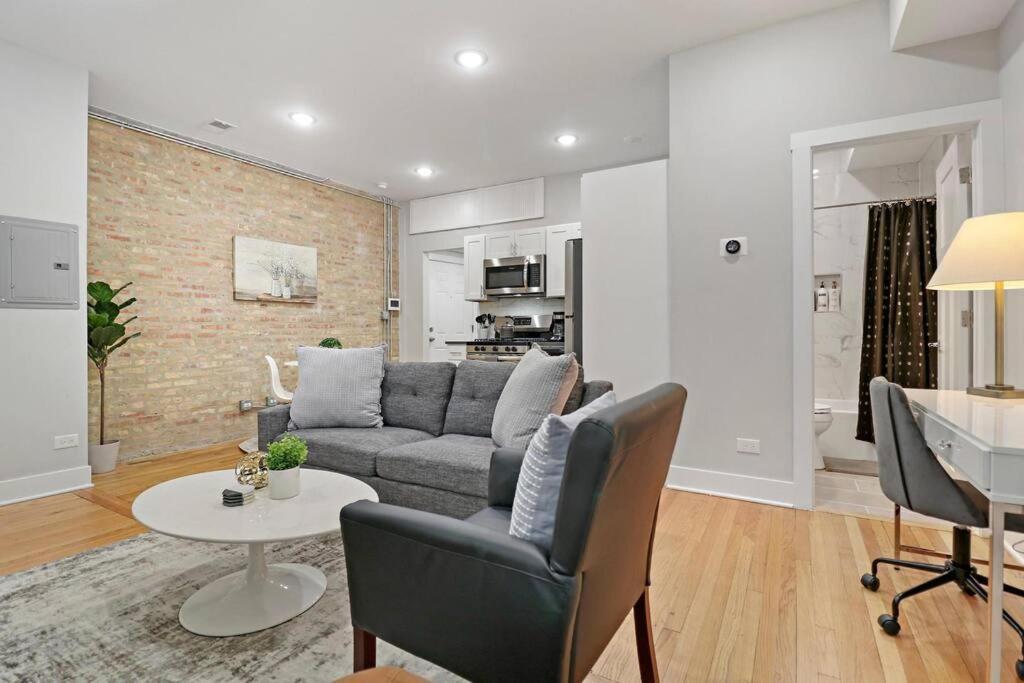 1br Deluxe Near Shops & Cafes - Ashland 1f Appartement Chicago
