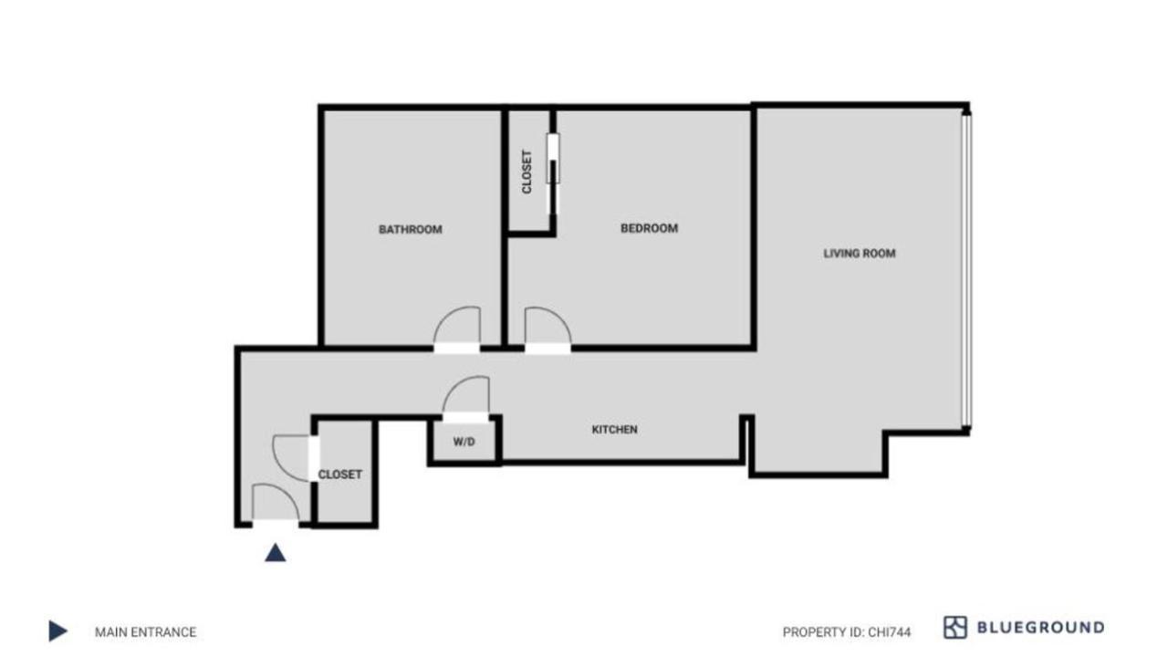 Apartamento S Loop 1br W Pool Gym Nr Grant Park Chi-744 *