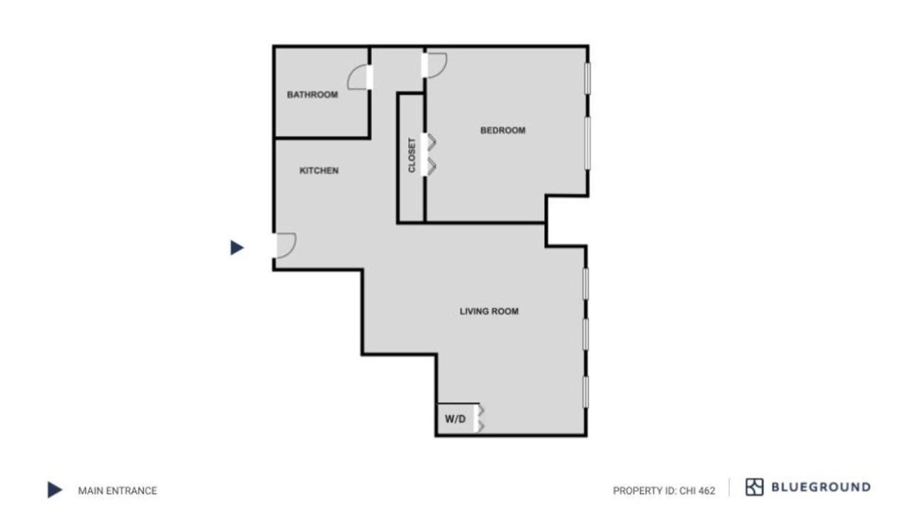 Appartement Medical District 1br W Gym Wd 1 Block To L Chi-462 *