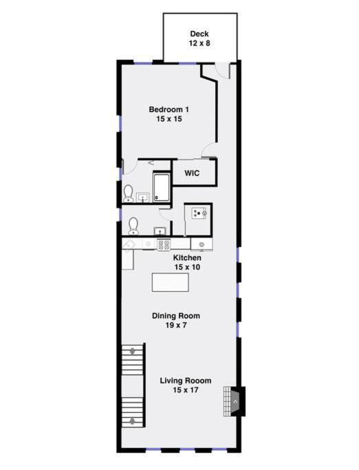 Stunning 2 Floor Penthouse Downtown Apartment