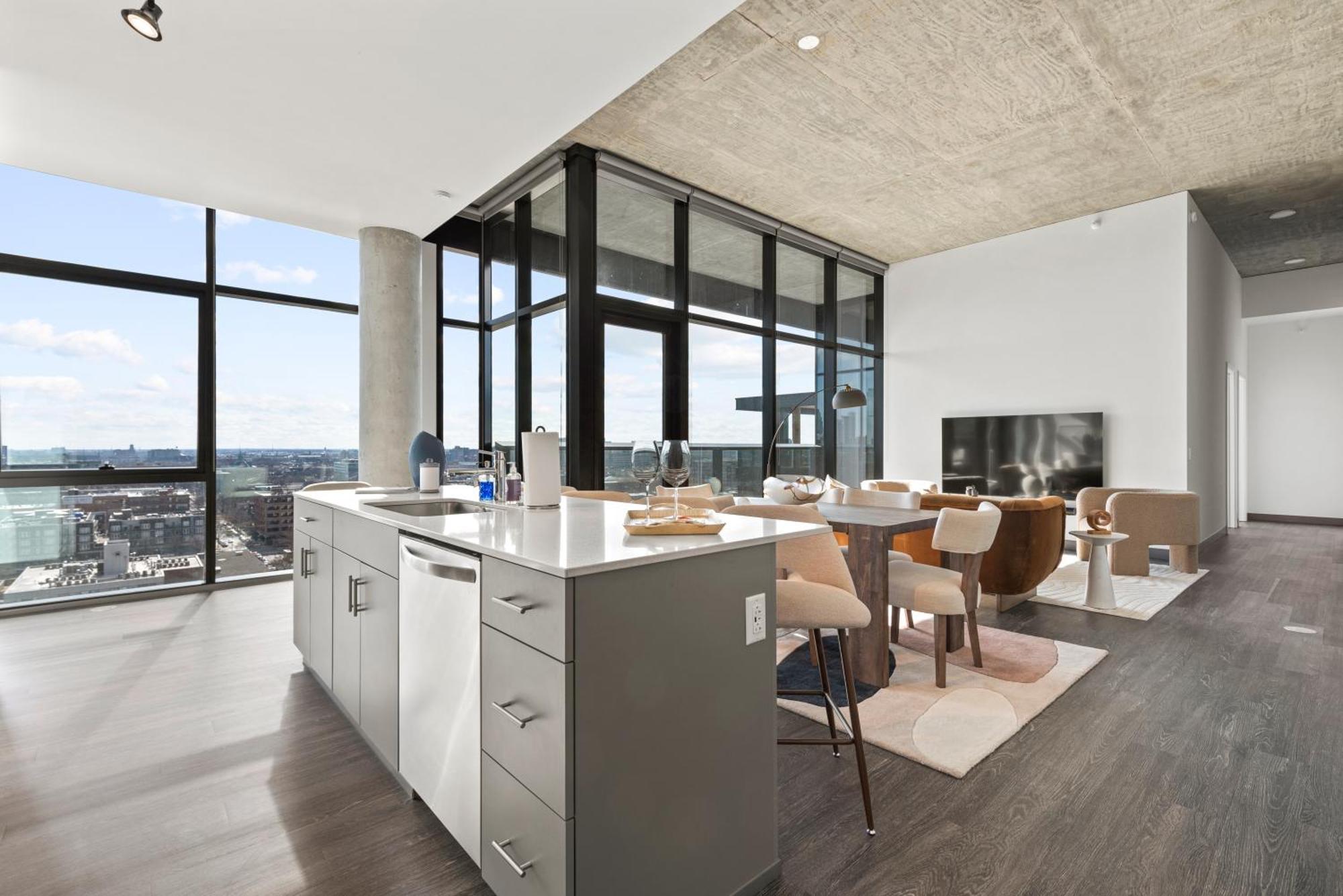 Fulbrix Bright Designer With West Loop Views *