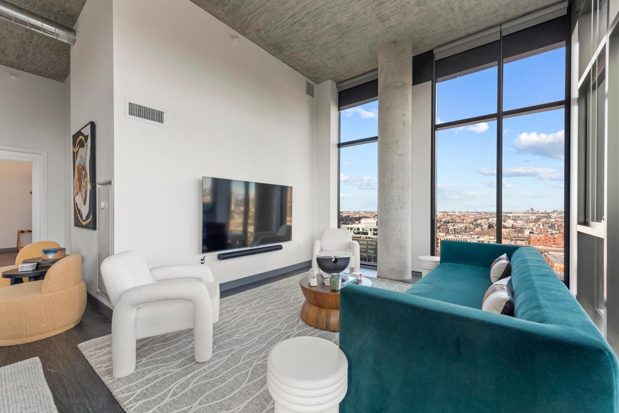 Apartment Fulbrix Bright Designer With West Loop Views *