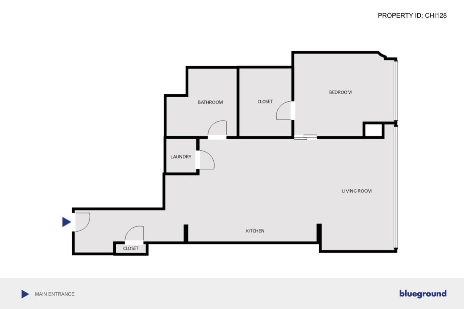 Apartment Blueground River N Gym Pool Nr Riverwalk Chi-128 *