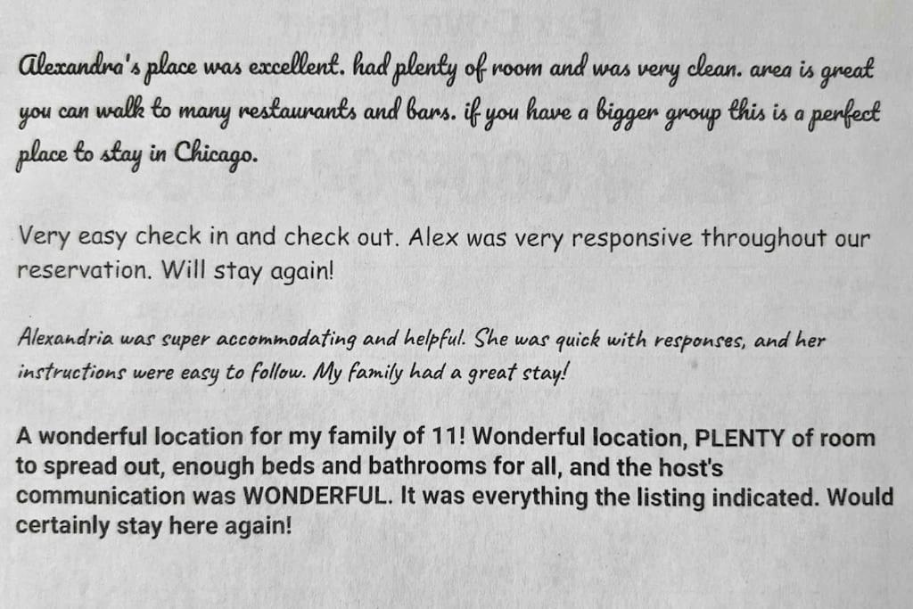 4 Bedroom In Location Parking Fireplace Back Yard Pets Welcome * Chicago