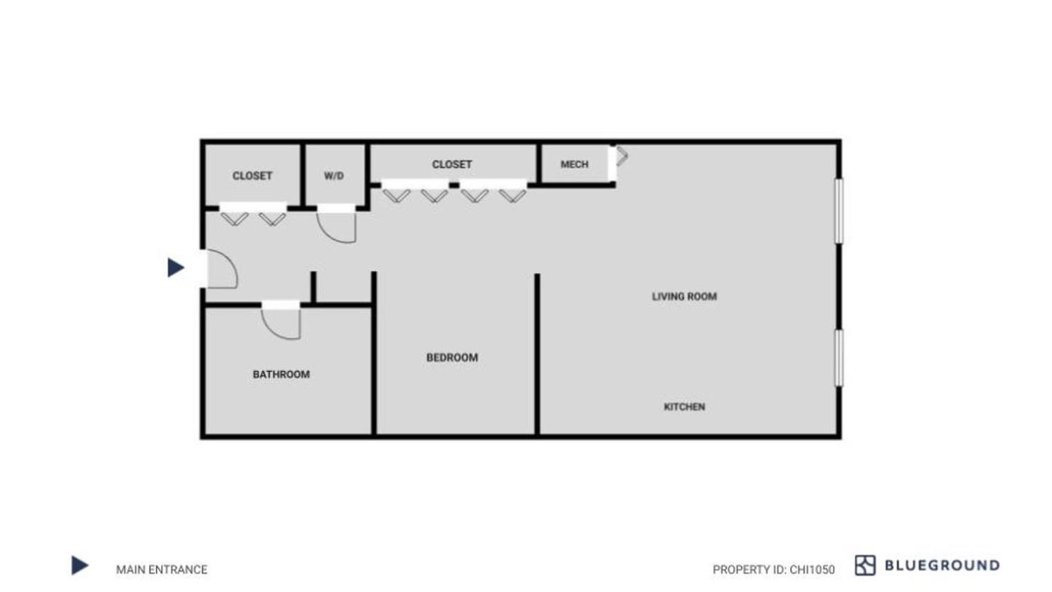 Blueground West Loop Gym Roof Nr Union Park Chi-1050 Apartamento *
