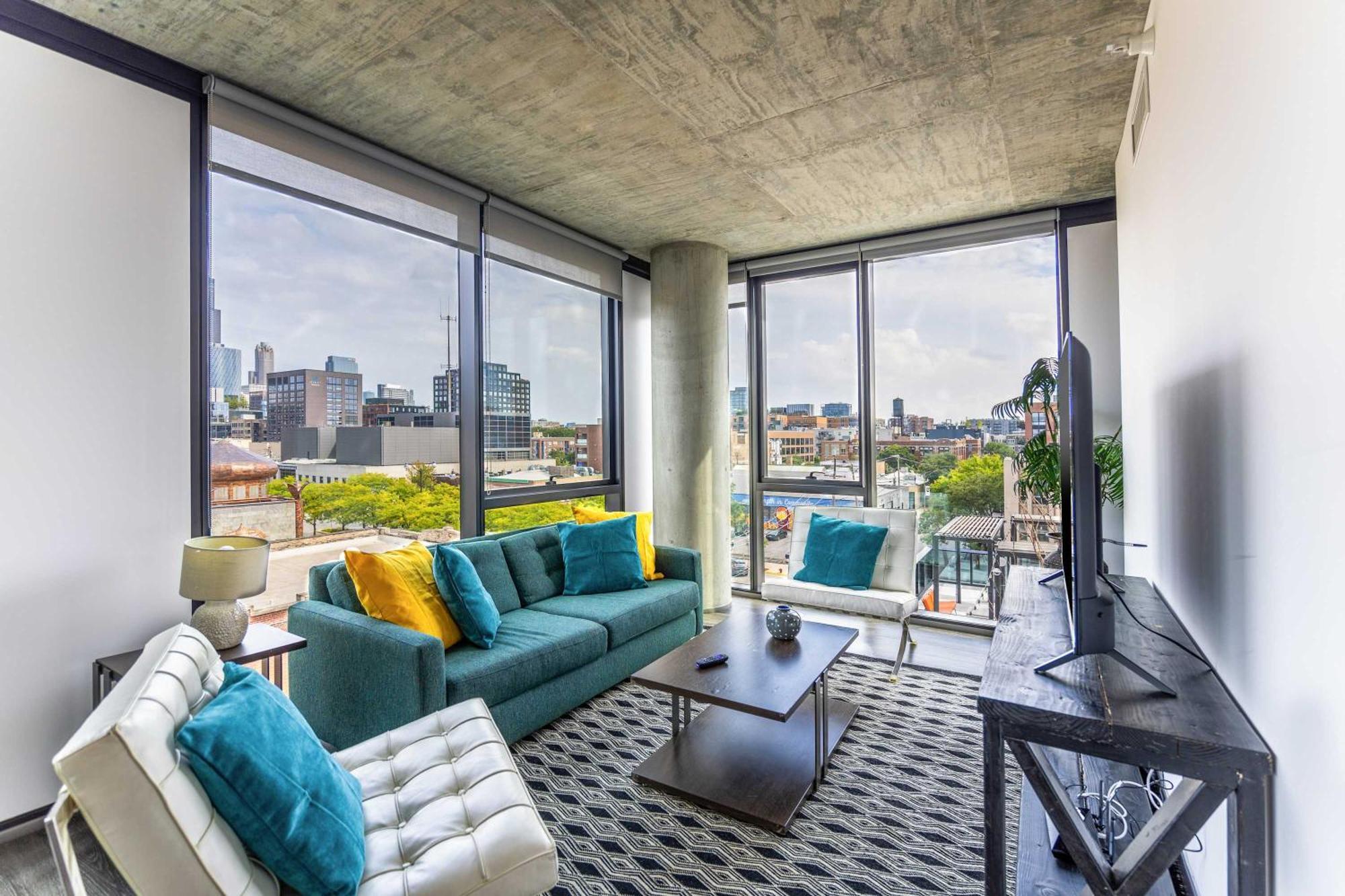 New Sleek 2br - Perfect Blend Of Comfort & Style In Apartment Chicago