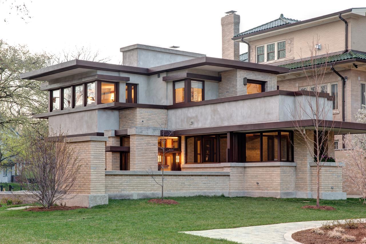Frank Lloyd Wright's Emil Bach House Casa de Férias