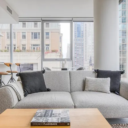 River N 1br W Gym Pool Wd Nr L Chi-124 Chicago