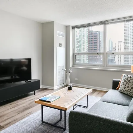 River N 2br W Gym Wd Nr Magnificent Mile Chi-164 Chicago