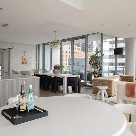 Premier Penthouses And With Captivating Views Of Millennium Park Chicago