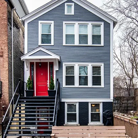 Wicker Park 6bd 4ba, Steps From Cta, Parking Incl