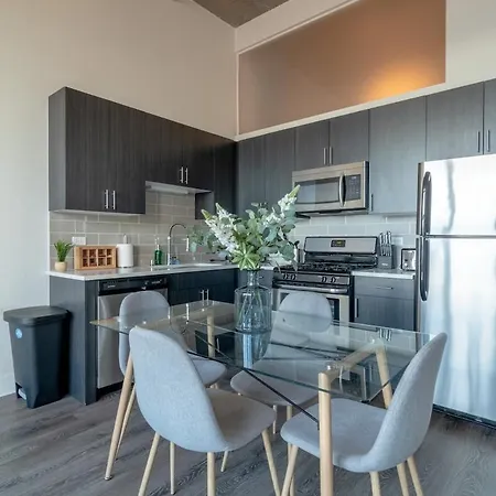 Apartment Convenient Cozy 2br Loft With Optional Parking For 8 Guests Near Mccormick Place, Soldier Field And Lakefront Trail *