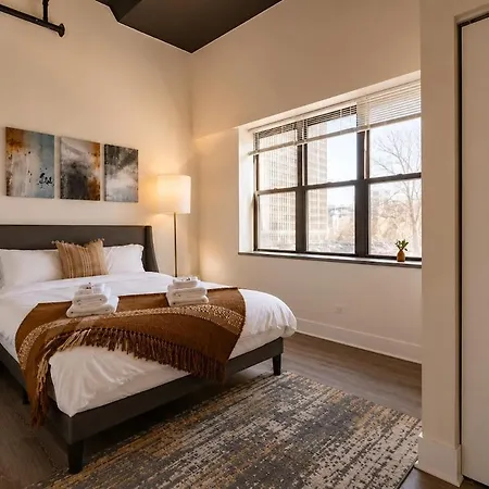 Mccormick Place 2br Spacious Corner Unit With Optional Parking Sleeps 6 Guests Near Soldier Field And Grant Park Apartment Chicago