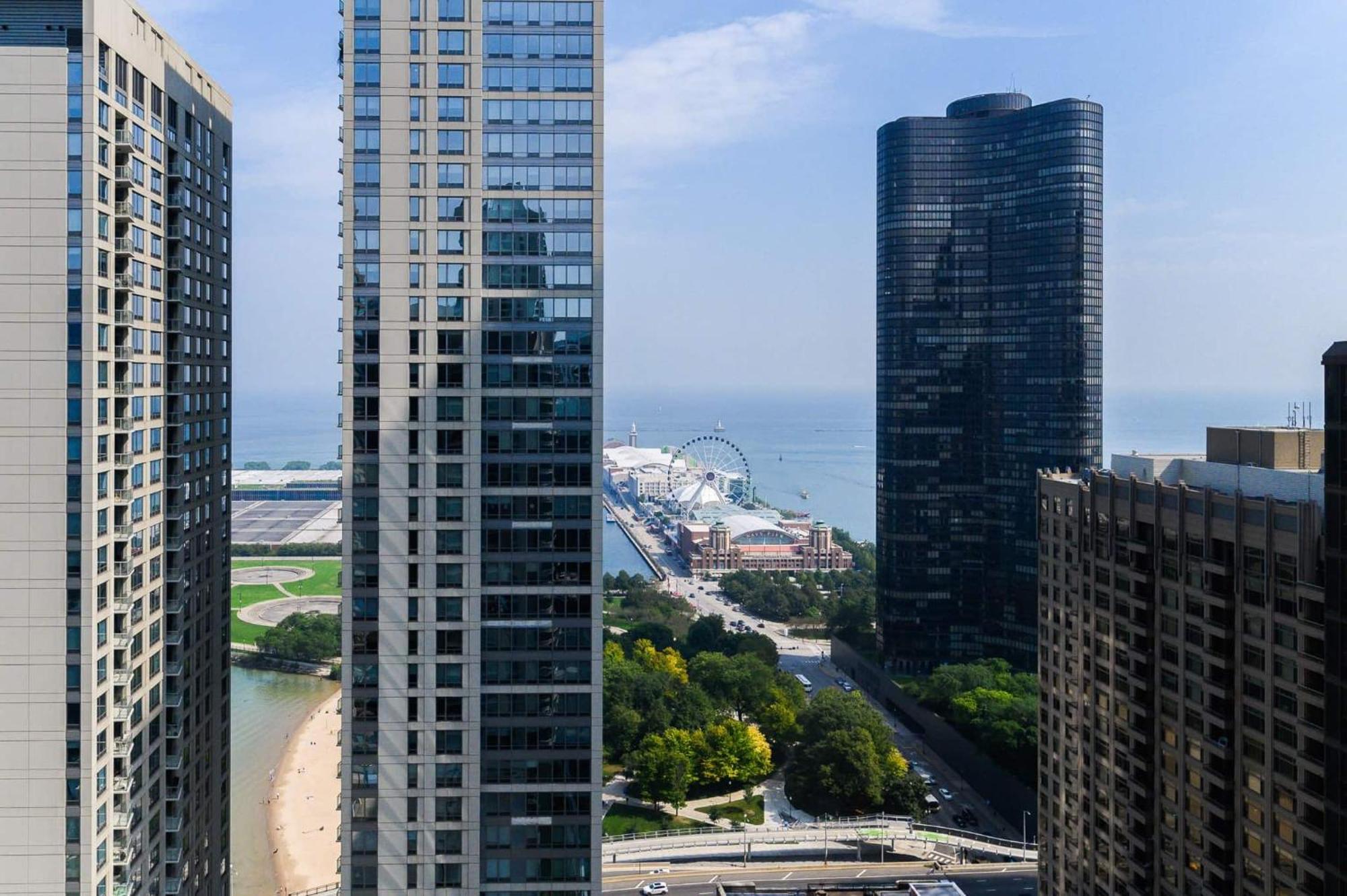 3b/3b Skyloft With Navy Pier View Gym & Pool By Envitae