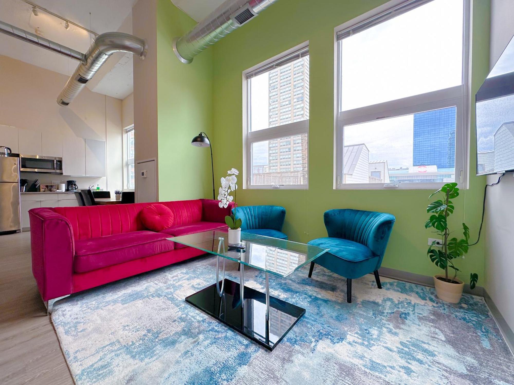 Mccormick Place 2Br Oasis With Optional Parking, Patio, Gym For Up To 6 Guests Near Museum Campus, Grant Park & Soldier Field Appartement *