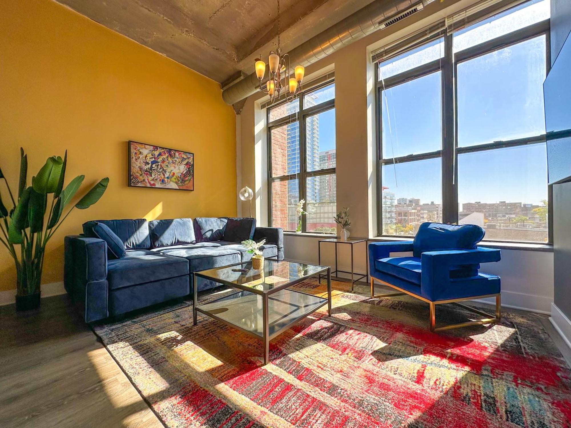 Apartment Mccormick 2br-2ba For 8 Guests With Optional Parking & Gym Chicago