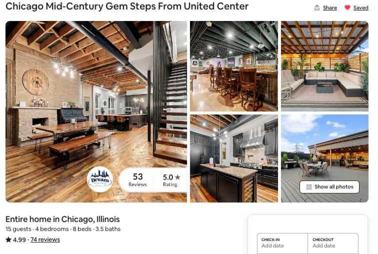 Mid-century Gem By United Center Casa de Férias *