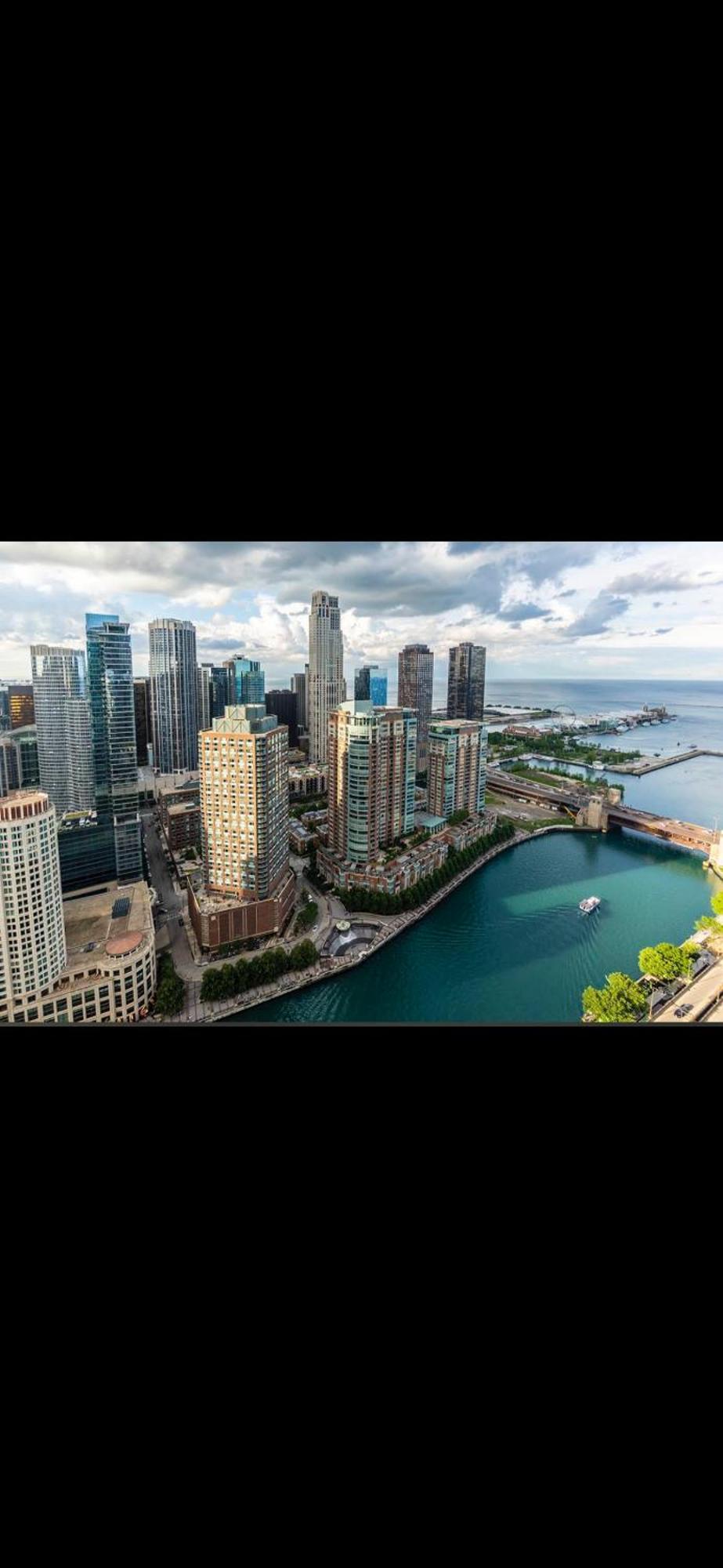 Skyrise In Downtown Chicago