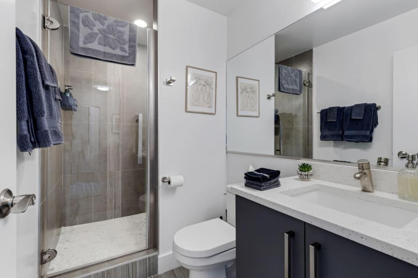 Downtown Penthouse 11parking Gym Pvt Patio Apartment *