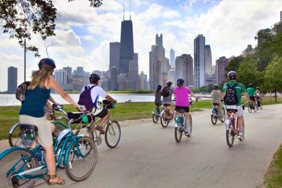 bicycle food tour chicago